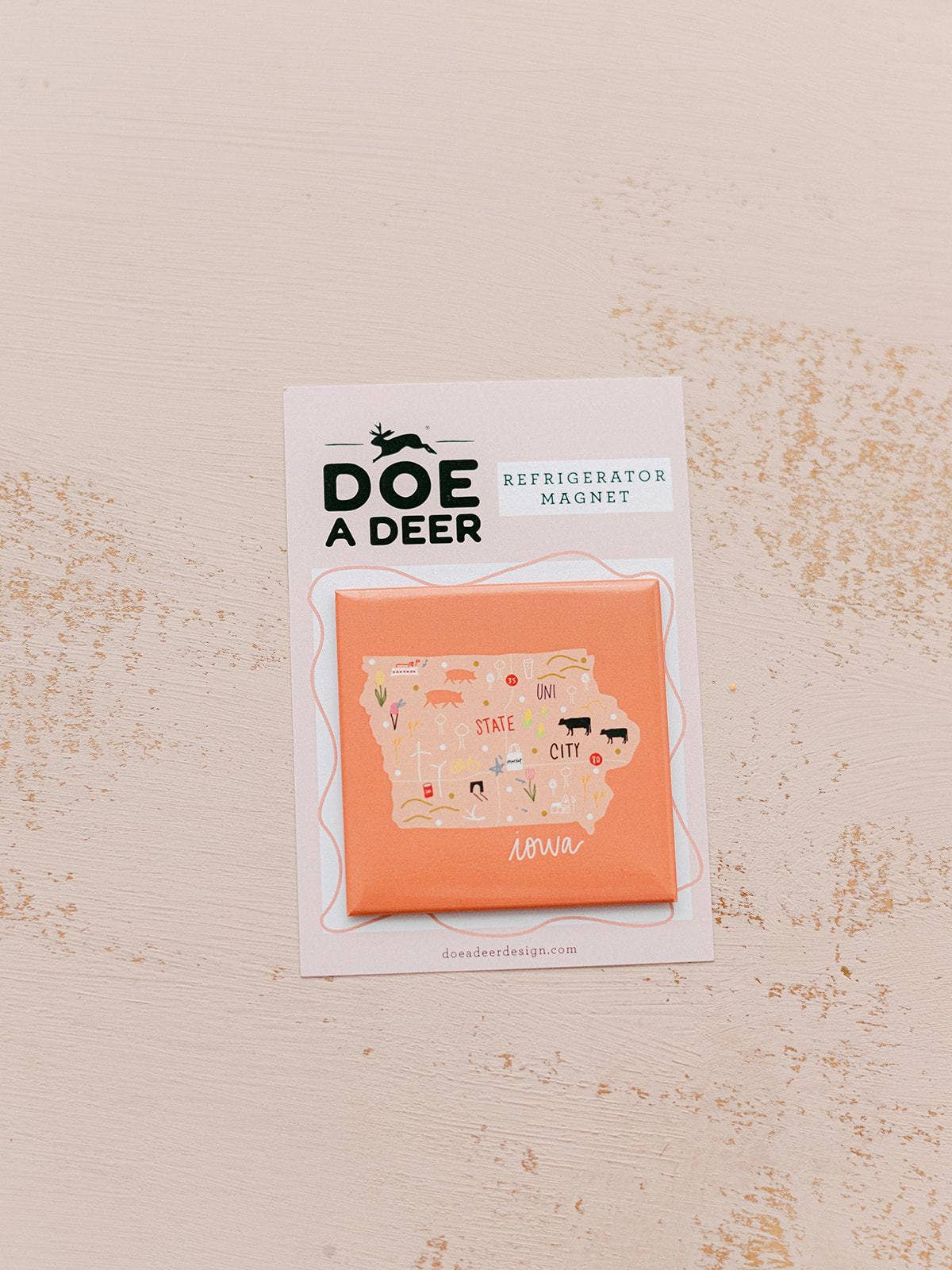 Doe A Deer – Großhandel Magnete – Kühlschrankmagnet Iowa