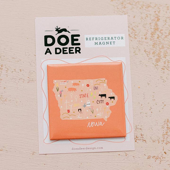 Doe A Deer – Großhandel Magnete – Kühlschrankmagnet Iowa0