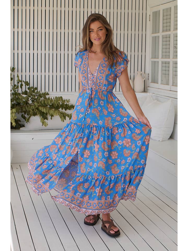Jaase - Wholesale Dress - Women's - SUNSEEKER PRINT MELISSA MAXI2