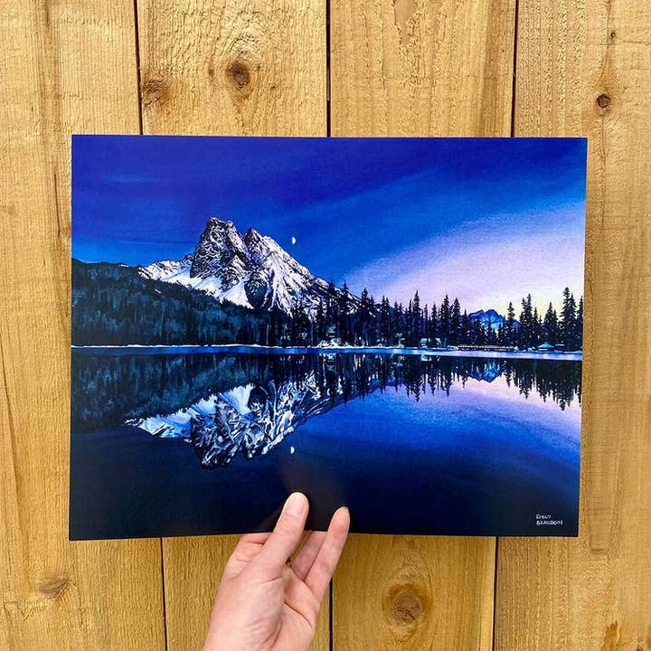 Emerald Lake Sereniteit 11x14" Print - Artikel voor wholesale door Emily Beaudoin Art
