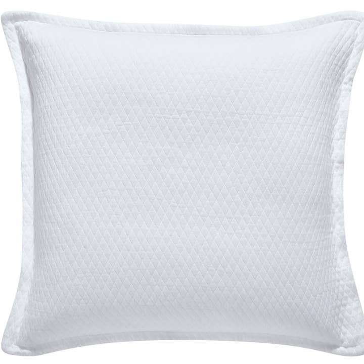 India's Heritage - Wholesale Coverlet - Diamond Cotton Coverlet, White5