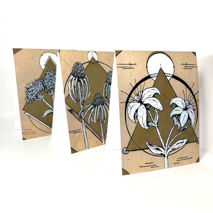 Golden Hour Notecards for wholesale by stace of spades