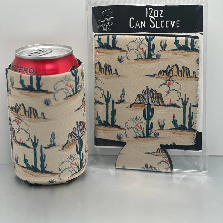 Desert Neoprene Can Sleeve for wholesale by Crooked Halo