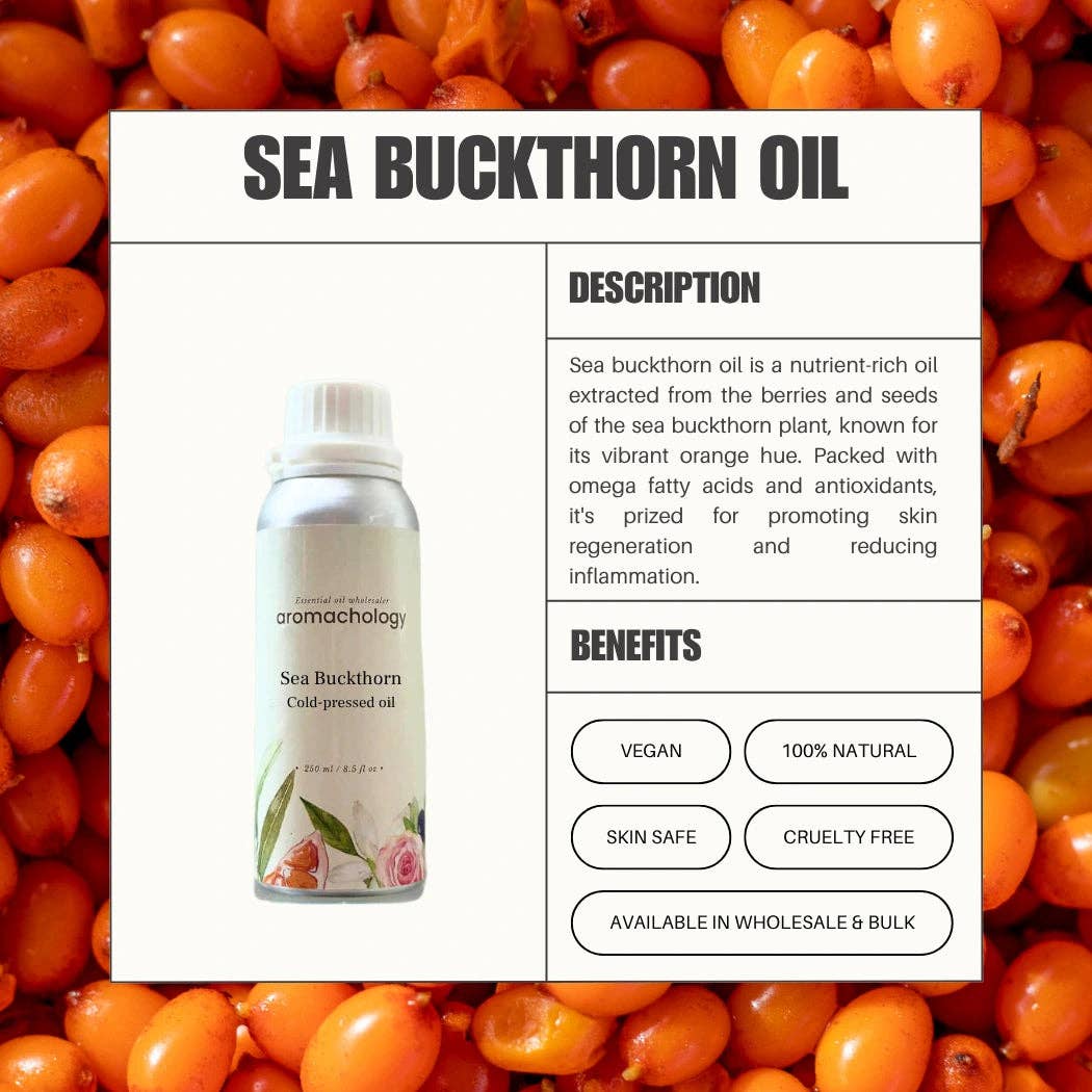 Aromachology - Wholesale Bad/lichaamsolie - Duindoornolie - Koudgeperst Ongeraffineerd Virgin3