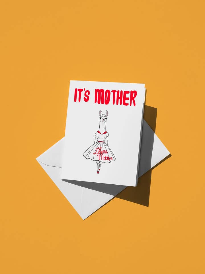 "È la mamma" Carta Llama Mamma per la vendita all'ingrosso da parte di semiserious studio