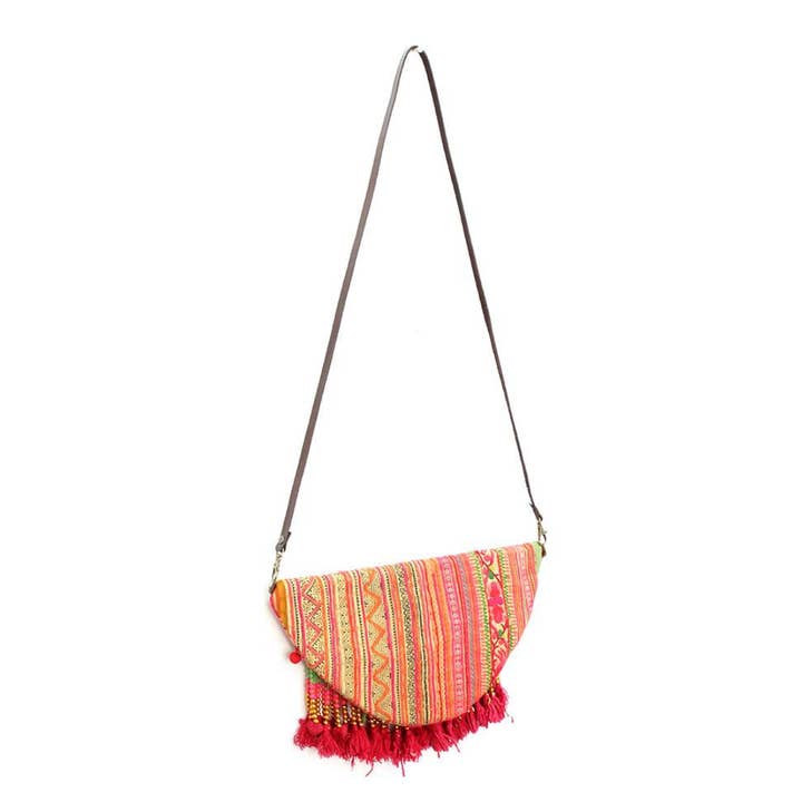 Lumily - Vente Sac à bandoulière – femme - Sac à bandoulière à franges perlées | Édition limitée - Thaïlande2