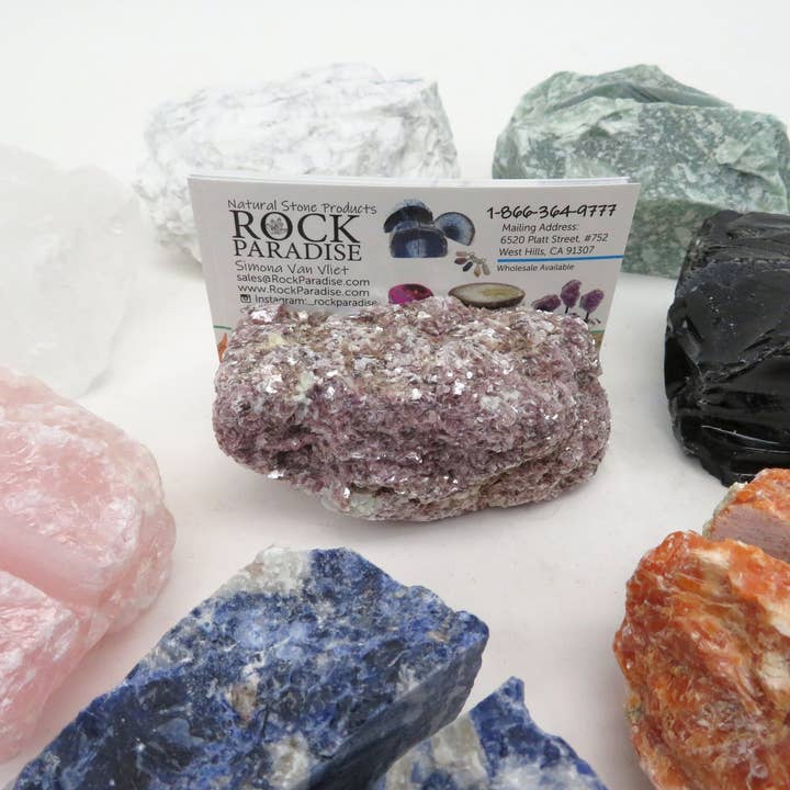 Rock Paradise - Wholesale Business Card Holder - Natural Stone Crystal Business Card Holder - Large8