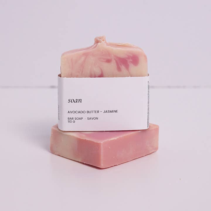 Soap Bar – Avocado Butter & Jasmine, Gentle Cleanse for wholesale by soan
