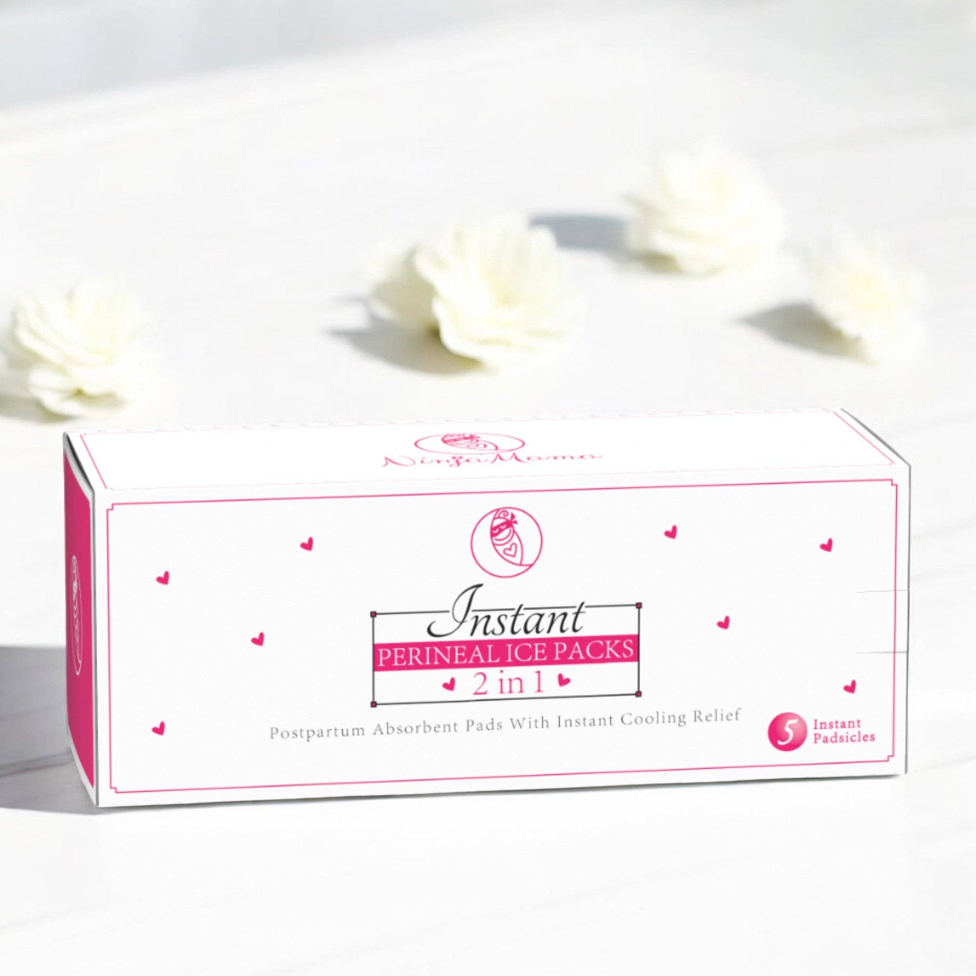 Ninja Mama - Vente Pains de glace - Ninja Mama - Lot de 5 Compresses Instantanées pour Périnée3