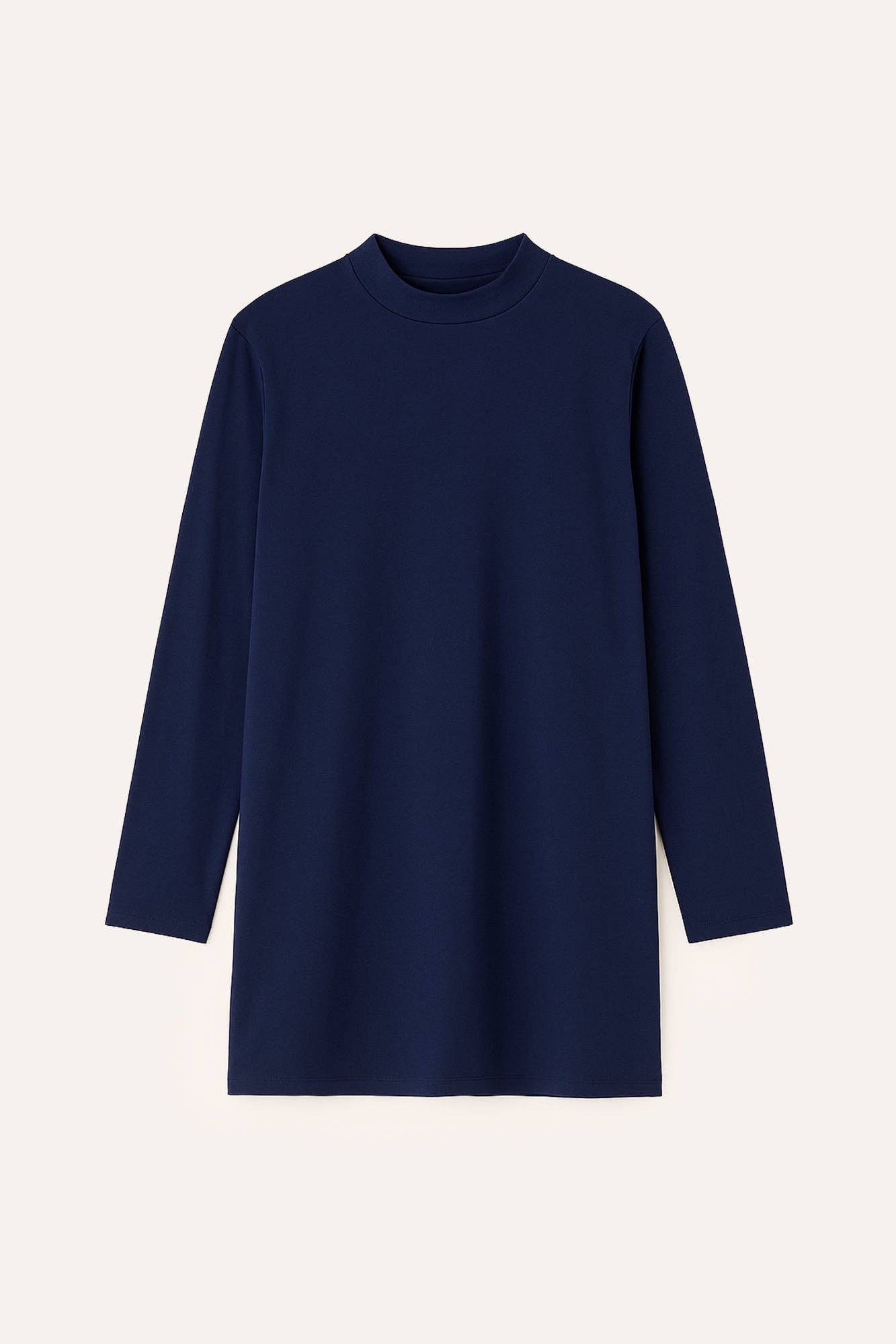 Navy Blue LONG VISCOSE TUNIC for wholesale on Faire0