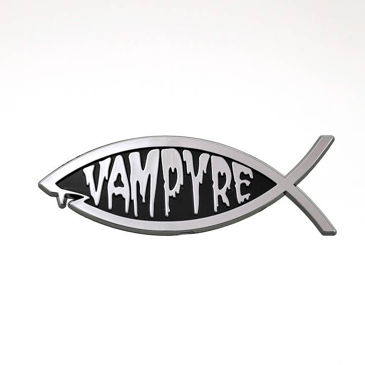 Vampyre Fish 3D Stick-on Emblem (10pc) for wholesale by Ring of Fire Enterprises