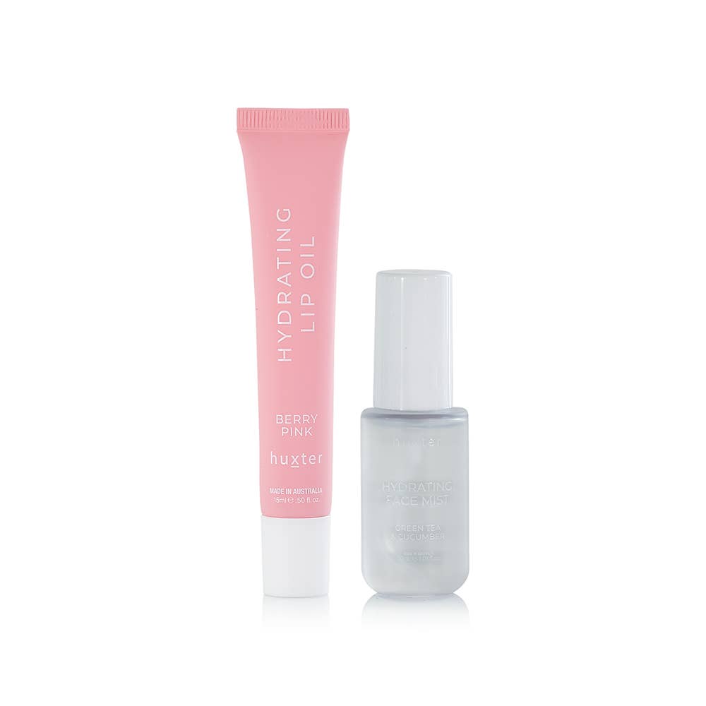 Huxter - Wholesale Lip-gloss - Lip & Face Hydration Gift Set - Includes 15ml Tinted Lip Oil & 30ml Face Mist2