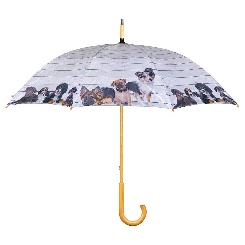 Mars & More - Brand of B Living - Wholesale Umbrella - Unisex - Umbrella Scaffolding Wood Puppies 105 Cm0