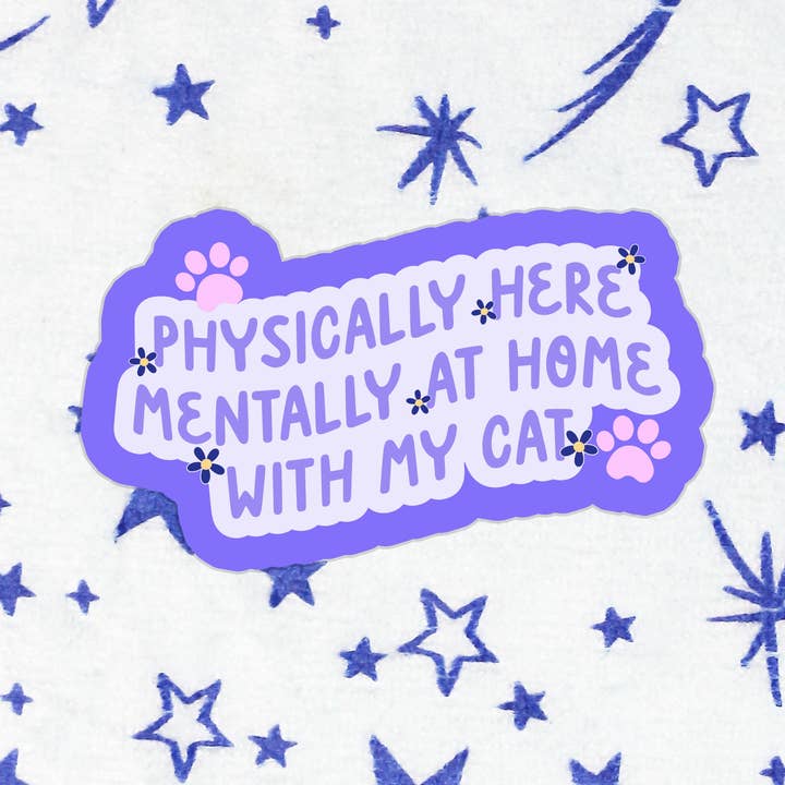 Stickers+ X Ashley Bexar - Vente Autocollant - Autocollant en vinyle imperméable drôle de maman chat chats0