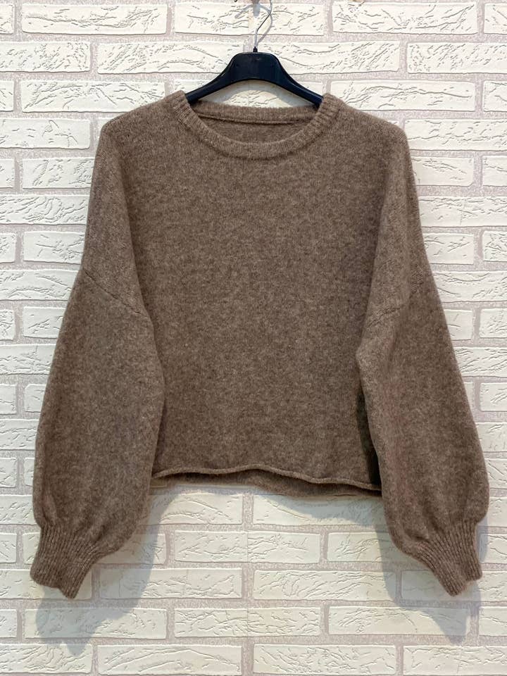 Réf.20231 pull en laine basique style jeune pour la vente par Ling