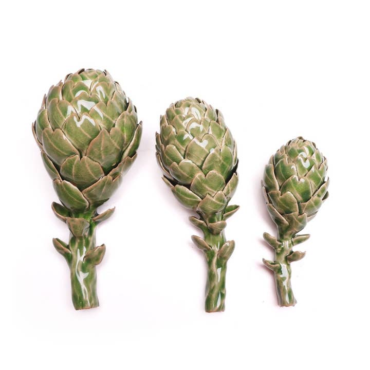 Chive - Wholesale Decorative Tabletop Object - Ceramic Artichoke Tabletop Decor4