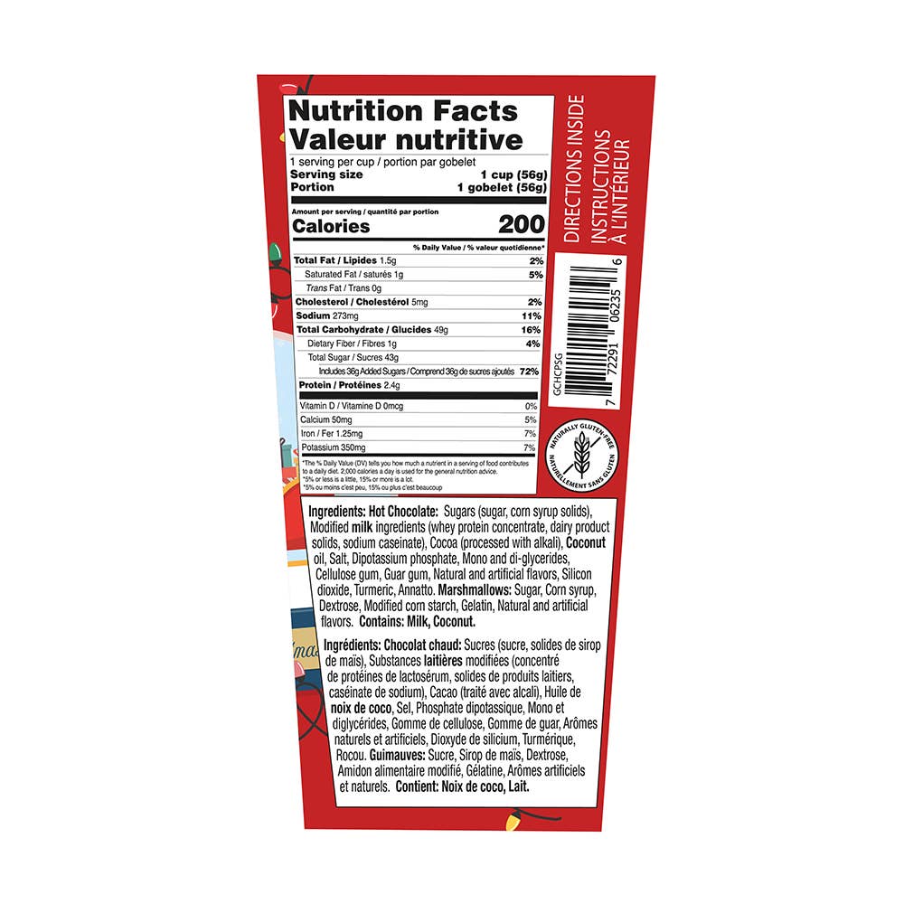 Gourmet Du Village - Wholesale Hot Cocoa Mix/Kit - Hot Choc Cup Snowglobe2