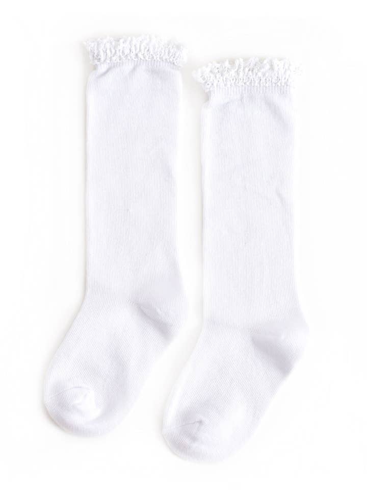 White Lace Top Knee High Socks and other Purchase Wholesale jefferies socks. Free Returns & Net 60 Terms on Faire trending on Faire.