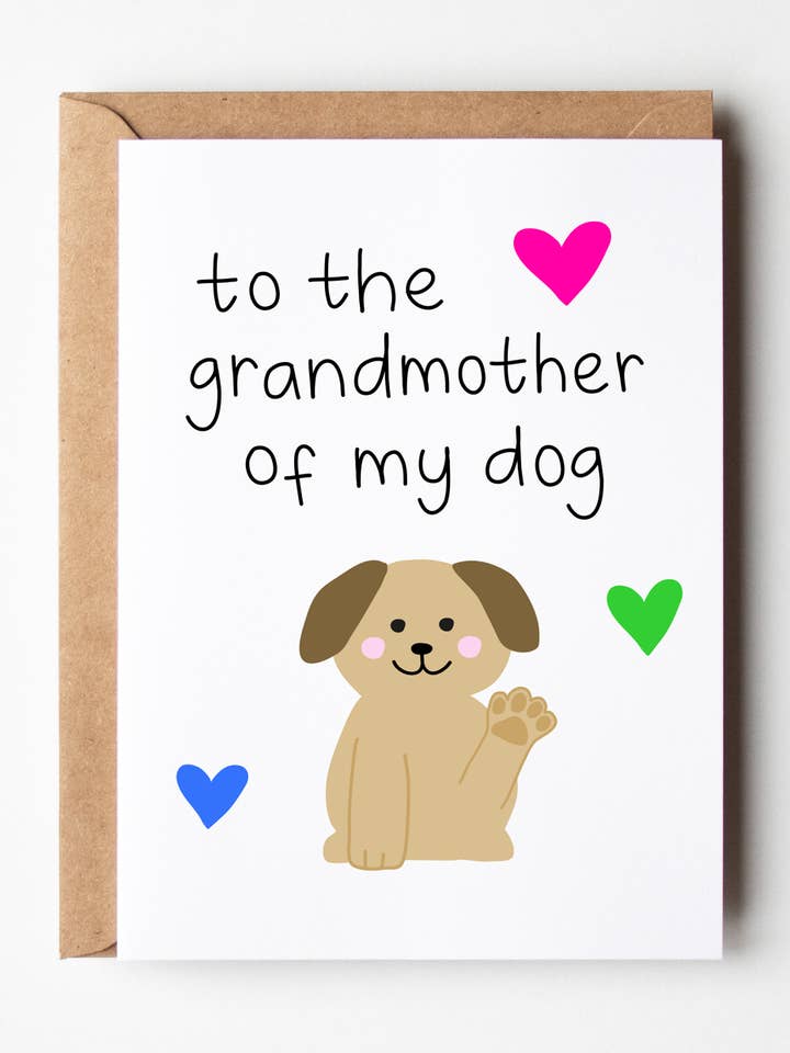 Grandmother of my dog for wholesale by Friends of Henry Paper Co