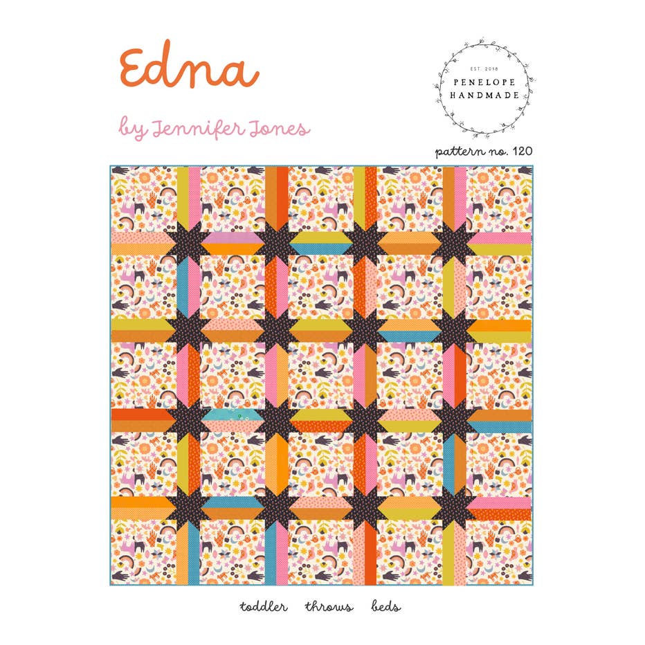 Penelope Handmade - Wholesale Quilt - Edna Quilt Pattern | Paper Version