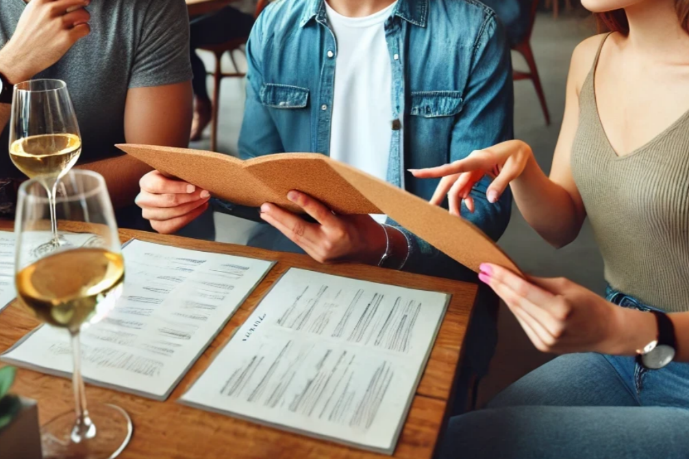 Meninas Bonitas Cork - Wholesale Notebook - Cork Menu Covers - The Perfect Blend of Style and Durability for Your Restaurant or Cafe L-10229
