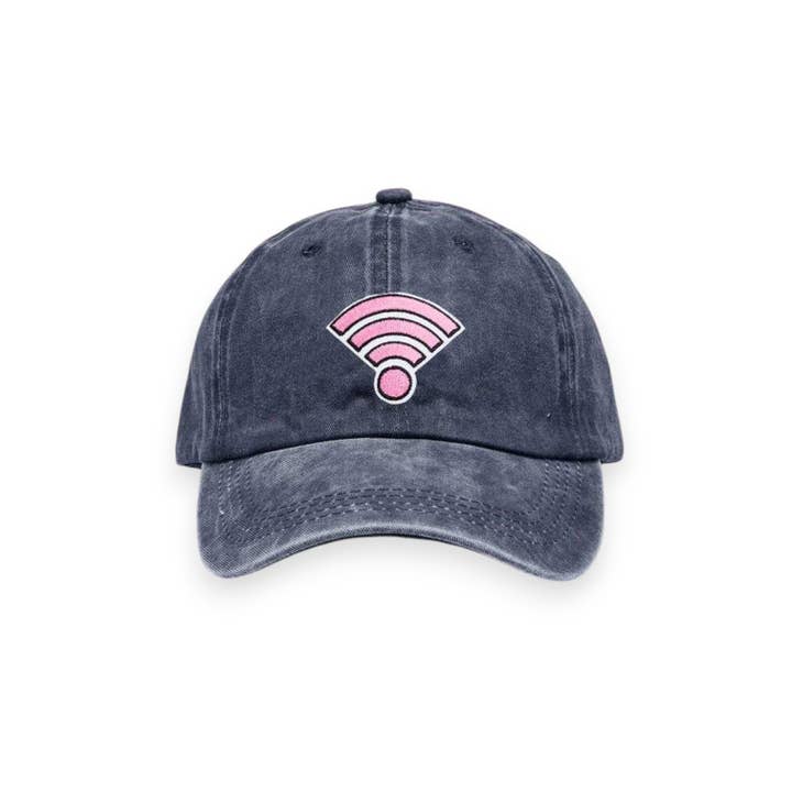 LA Jewelry Plaza - Wholesale Baseball Cap - Women's - Wifi Iconic Patch Vintage Cotton Cap6
