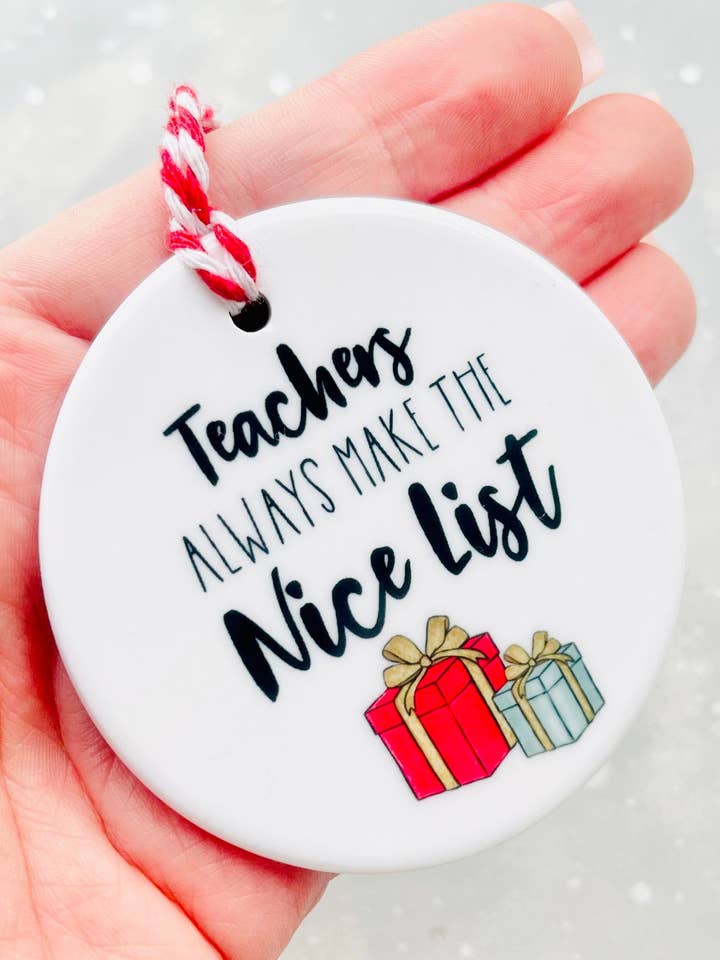 Lärarjulprydnad, dekoration och gåva för wholesale av The Gift Club