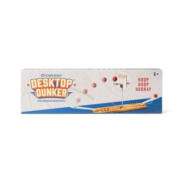 DM Merchandising - Wholesale Board Game - Modern Monkey Desktop Dunker Basketball Wooden Mini Game