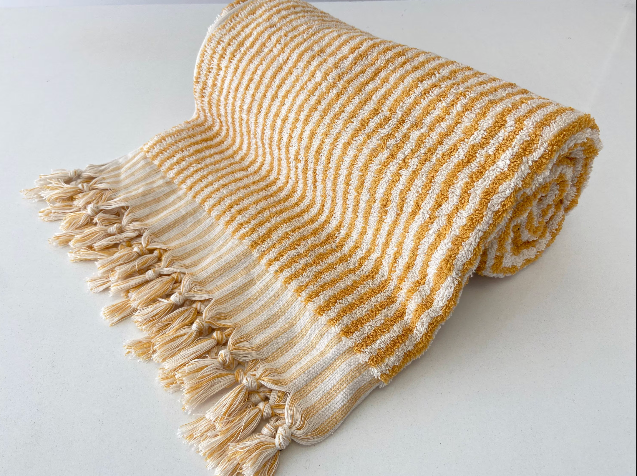 YURTLUS - Venta al por mayor Toallas de baño - Toalla de baño 36 x 70, toalla de playa, toalla suave y gruesa, toalla de baño 36 x 70, toalla de playa, toalla suave y gruesa, orgánica, rayas de baño, amarillas1