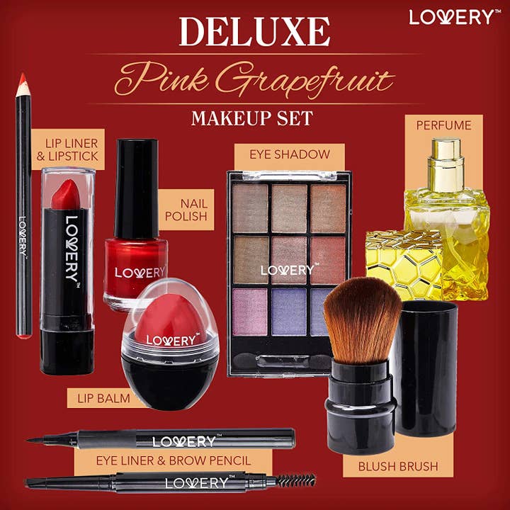 Lovery - Wholesale Bath & Body Set - Valentines Basket, 30pc Valentine's Day Gifts Set with Case