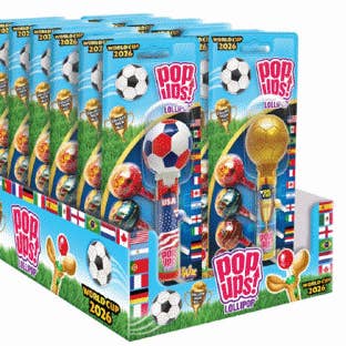 Gotta Get It Gifts - Wholesale Lollipop - WORLD CUP 2026 POP UP BLISTER CARD0
