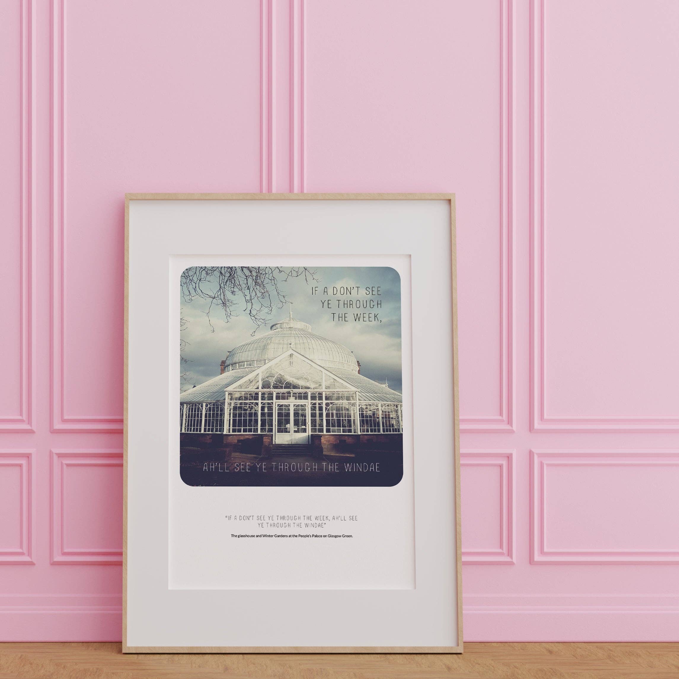 Neon Gray - Wholesale Art Print - Scottish Banter Print People's Palace1