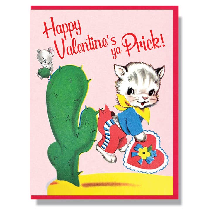 Happy Valentine's Ya Prick! for wholesale by Smitten Kitten