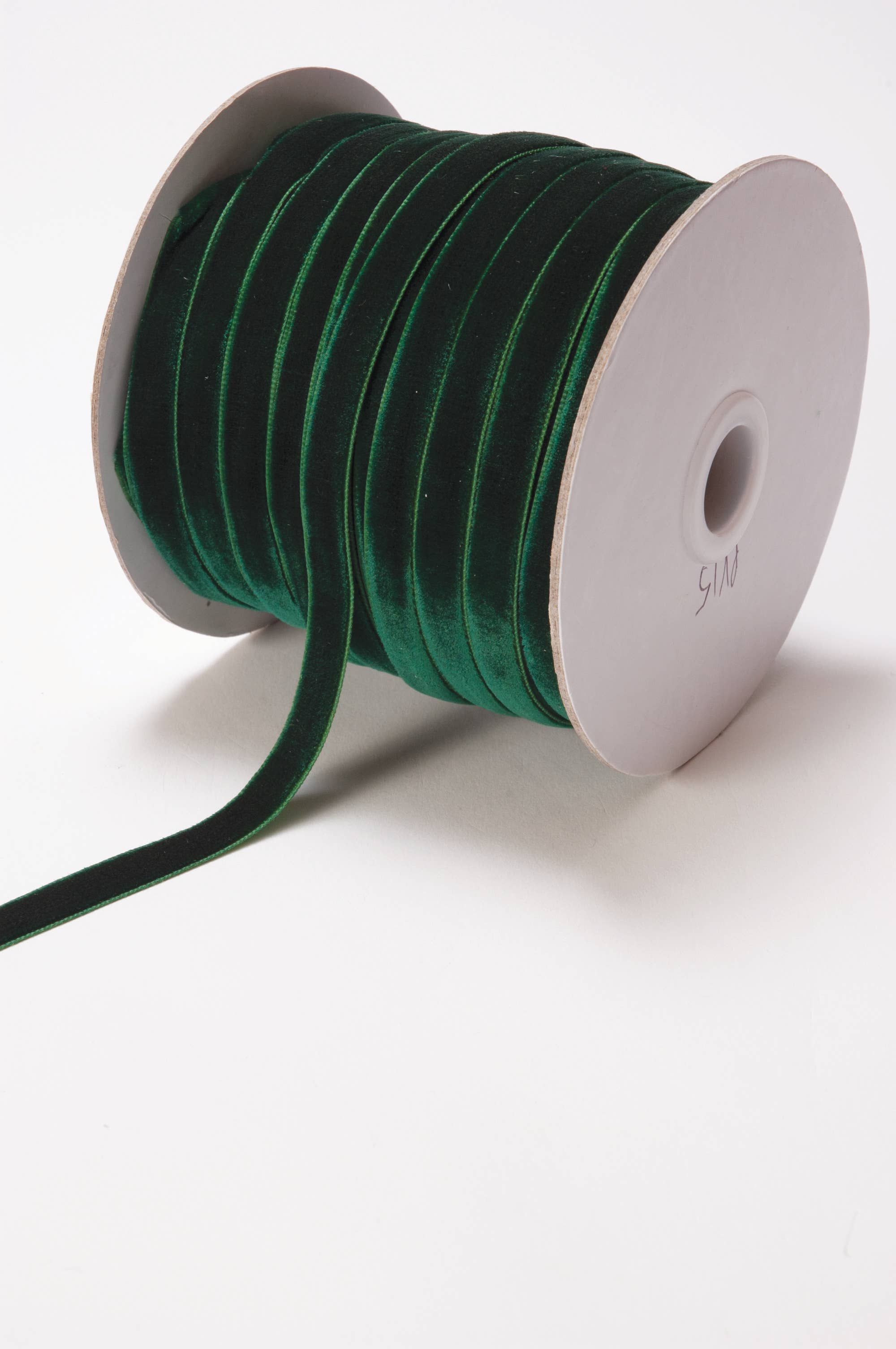 May Arts Ribbon - Wholesale Ribbon - Gift Wrapping - 3/8" Forest Green Classic Woven Velvet Ribbon