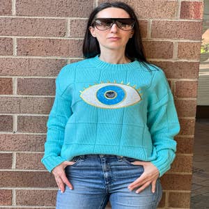 Purchase Wholesale turquoise sweater. Free Returns & Net 60 Terms