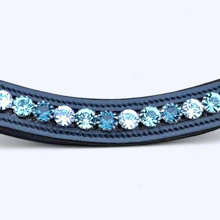 Stirnband mit Schnellverschluss und Preciosa-Kristallen für den Großhandel von EPONIA EQUESTRIAN LIFESTYLE