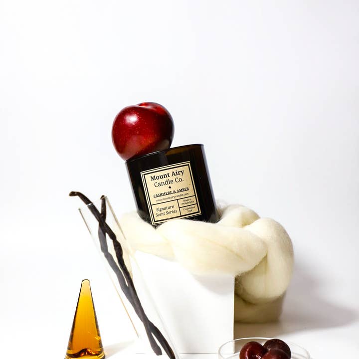 Mount Airy Candle Co. - Wholesale Jar/Filled Candle - CASHMERE & AMBER