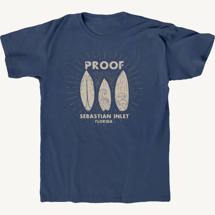 Surf Sebastian Premium Tee for wholesale by Salt Water Colours