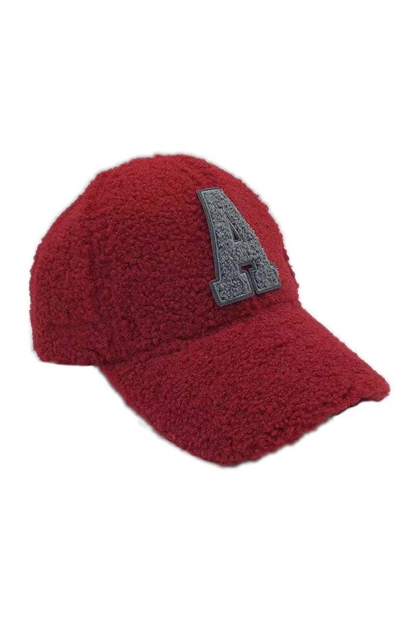 3AM BY H&D ACCESSORIES - Wholesale Baseball Cap - Women's - Letter A Sherpa Baseball Cap14