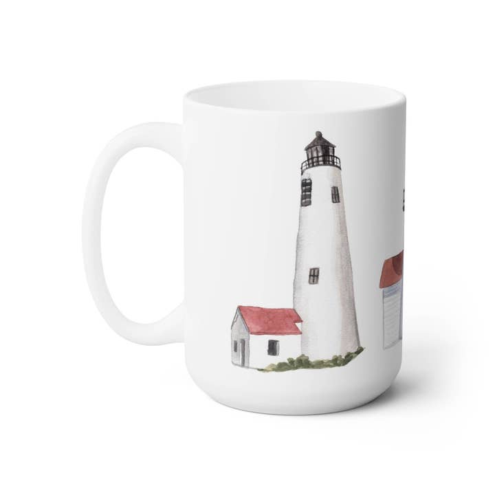 The Muddy Dog - Wholesale Coffee Mug - Nantucket Lighthouses Ceramic Mug1