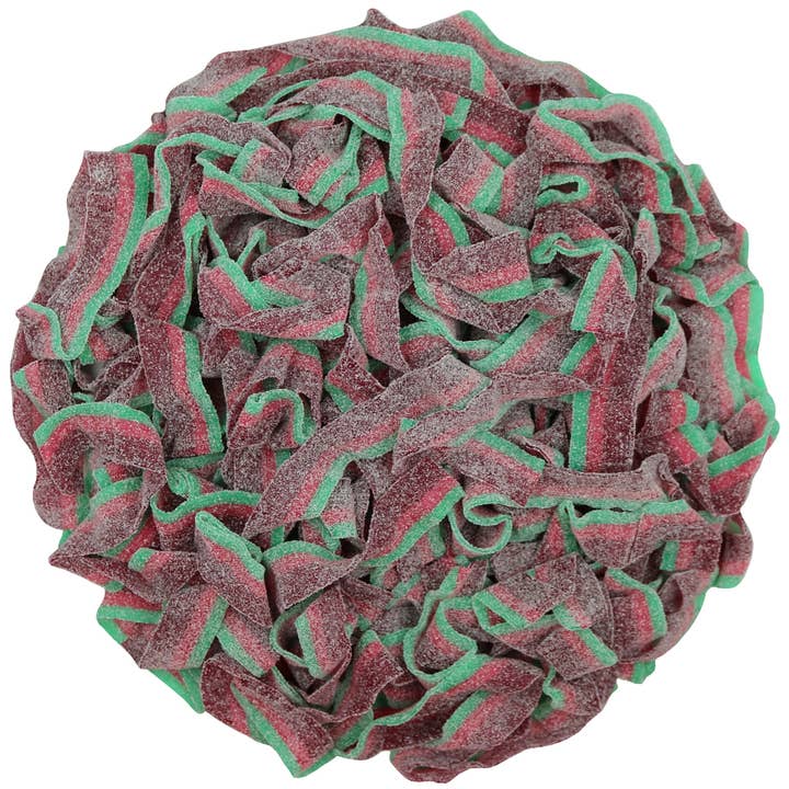 First Choice Candy - Wholesale Gummy - SOUR WATERMELON GUMMY BELTS2