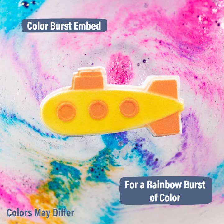 Luxiny Products - Luxurious Bath and Body - Wholesale Bath Bomb/Fizz - Bath Bomb | Hand Painted | Color Burst | Submarine1