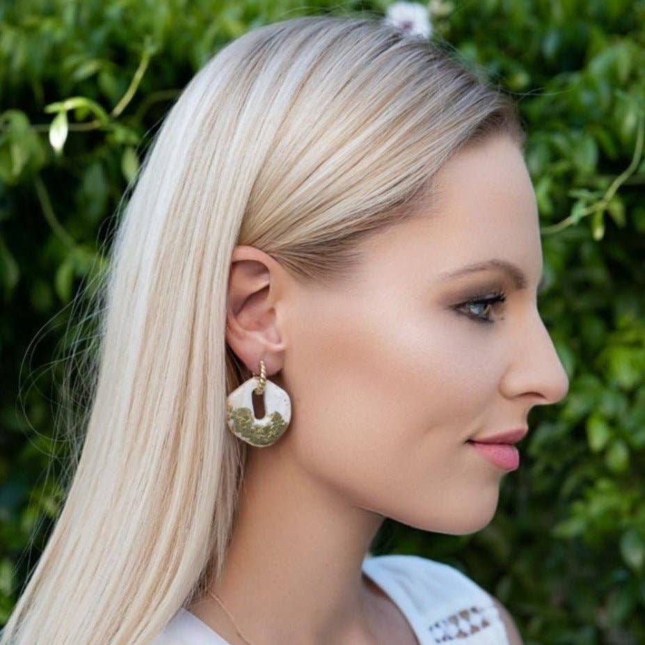 DUESTELLE ITALIA - Vendita all'ingrosso Orecchini pendenti - Orecchini a cerchio oro - BLENDA3