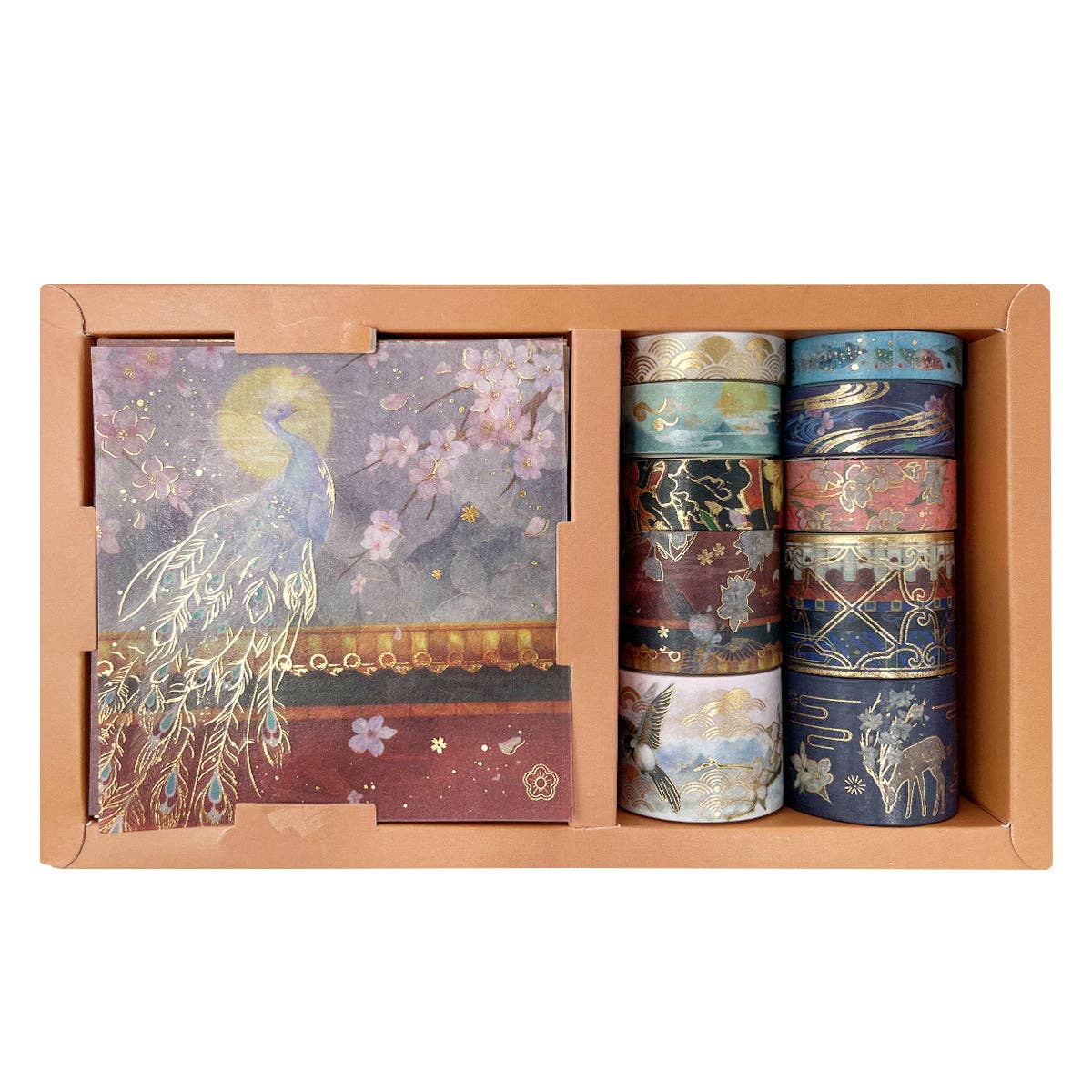 Wrapables.com - Wholesale Washi Tape - Wrapables Decorative Gold Foil Washi Tape and Sticker Set40