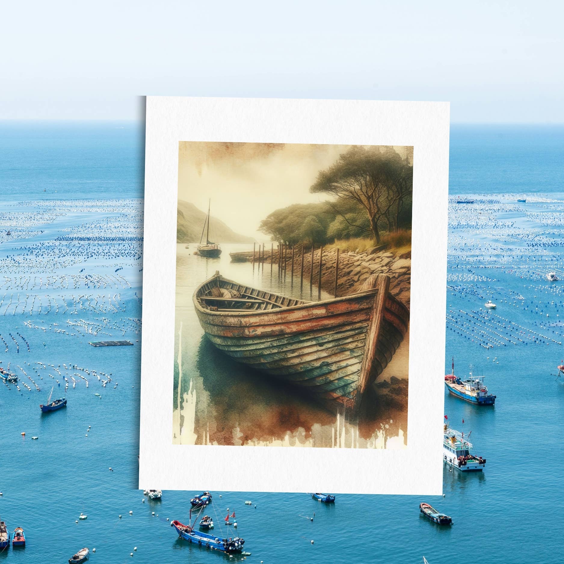 Blue Crab - Wholesale Father's Day Card - Vintage Boat Cards – Nautical Set by Blue Crab3