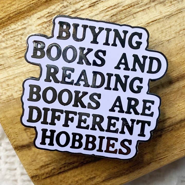 two different hobbies enamel pin for wholesale by whimsy & zest