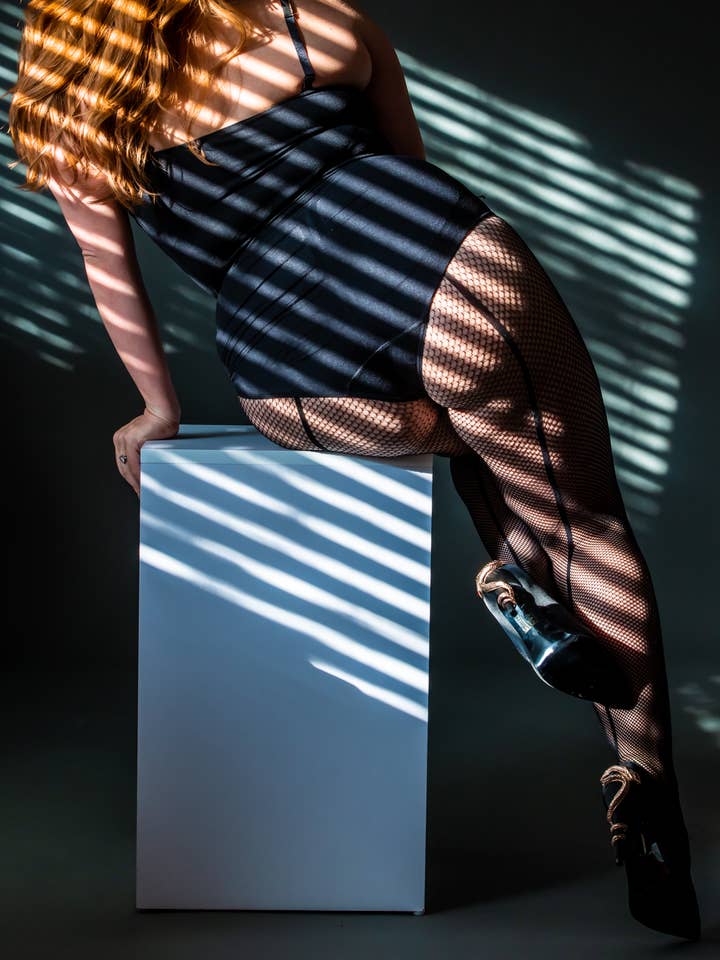 Fishnet Tights Back Seam Black. Petite to Plus Size for wholesale by Kix'ies