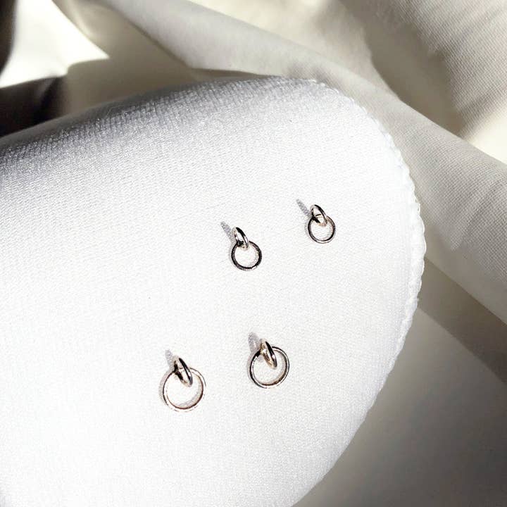 Circuit Ohrstecker — Silber für den Großhandel von Metalepsis Projects