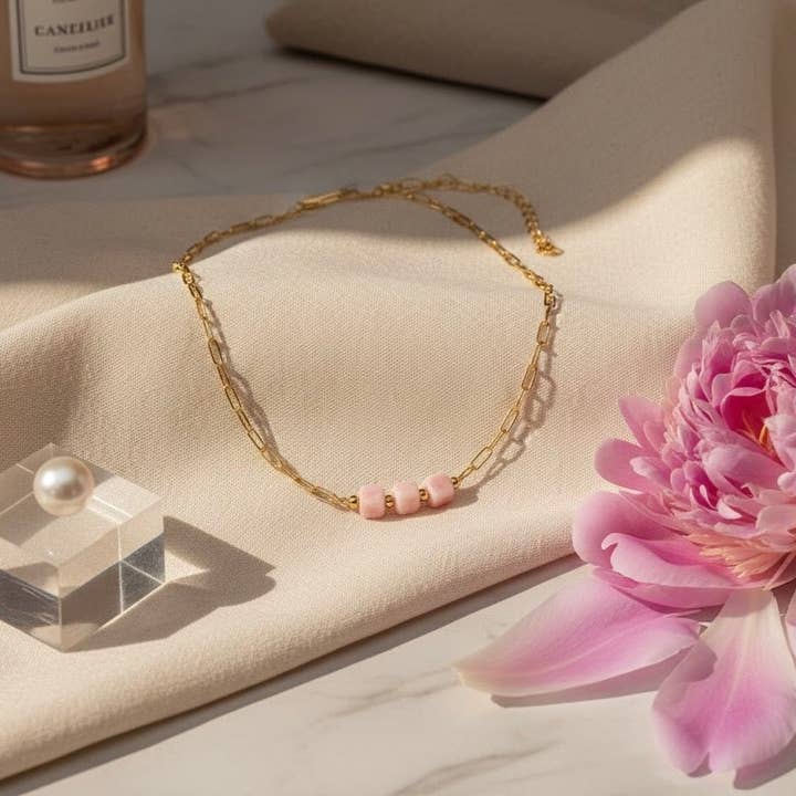 OE! - Wholesale Choker/Collar - Granita - Collare/Choker con dadi in ceramica1