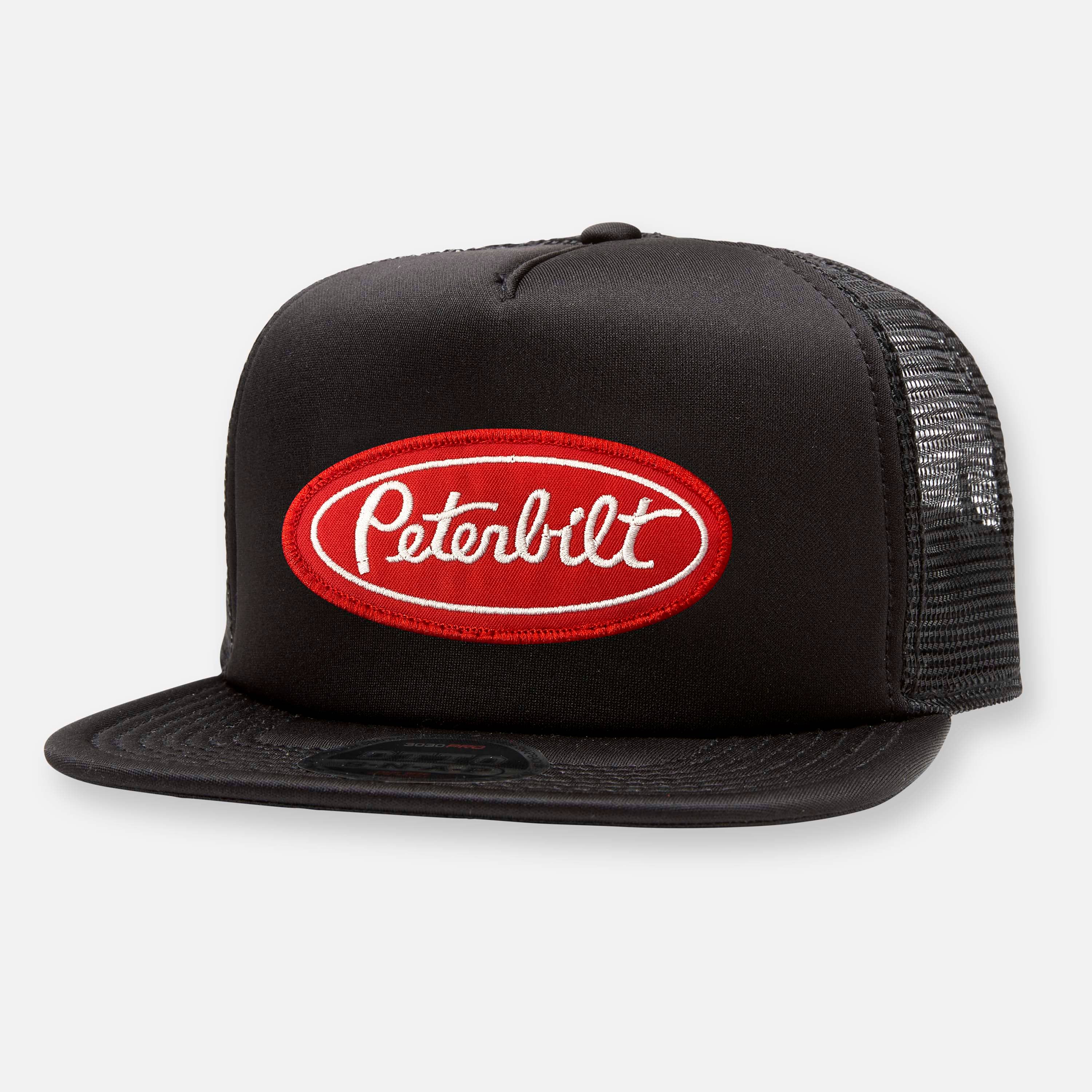 Webig Moto Company - Wholesale Trucker Hat - Men's - PETERBILT FLAT BILL PATCH HAT0